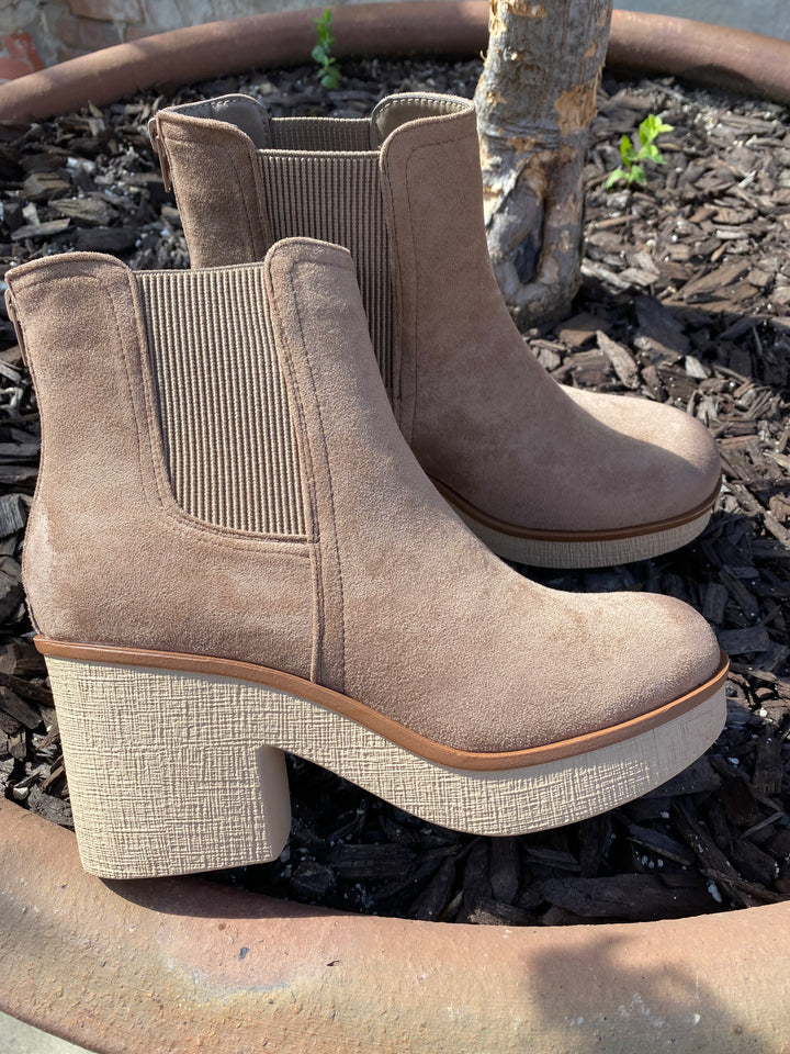 Lacey Boots in Taupe