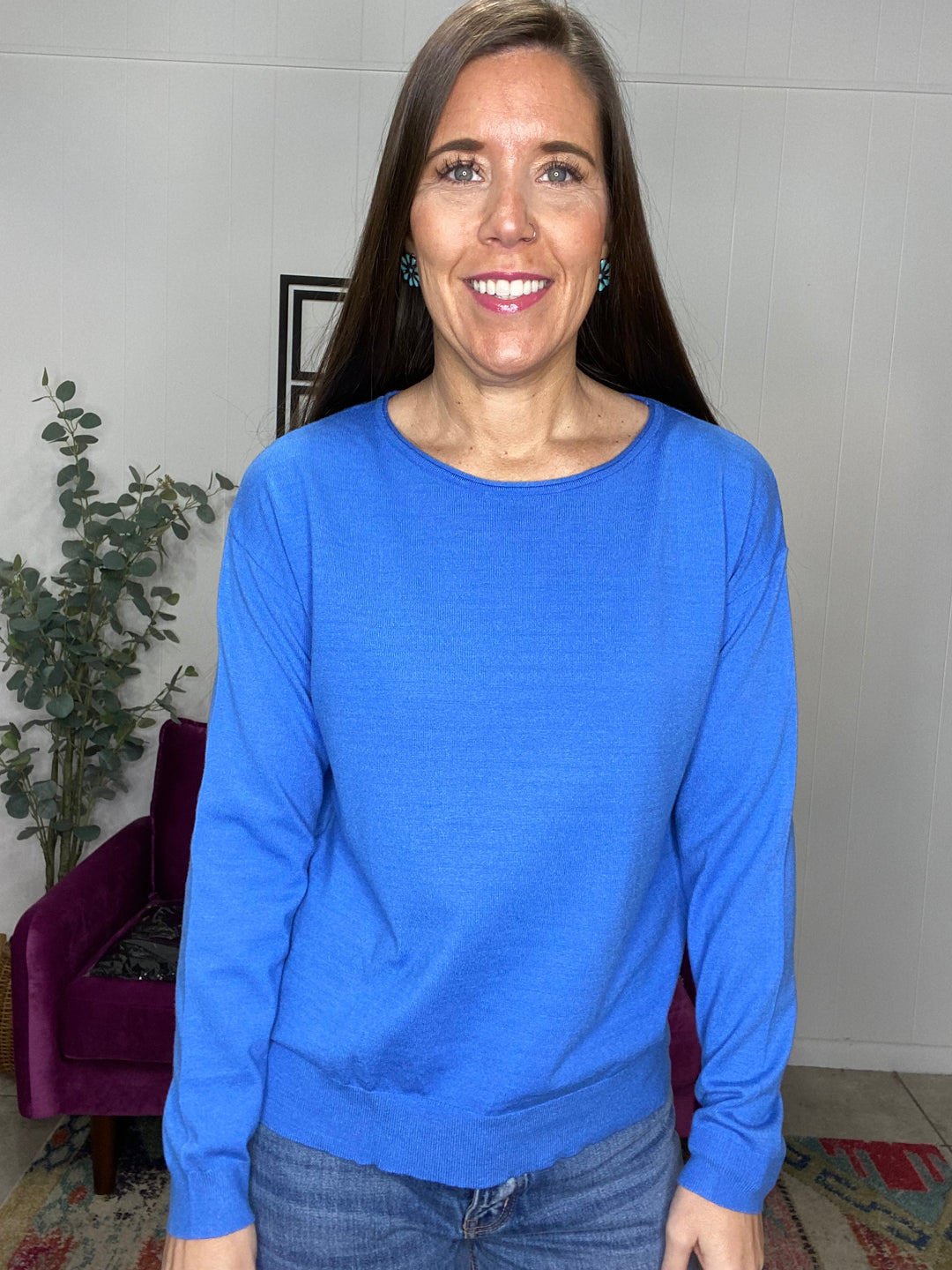 Jenna Sweater in Blue