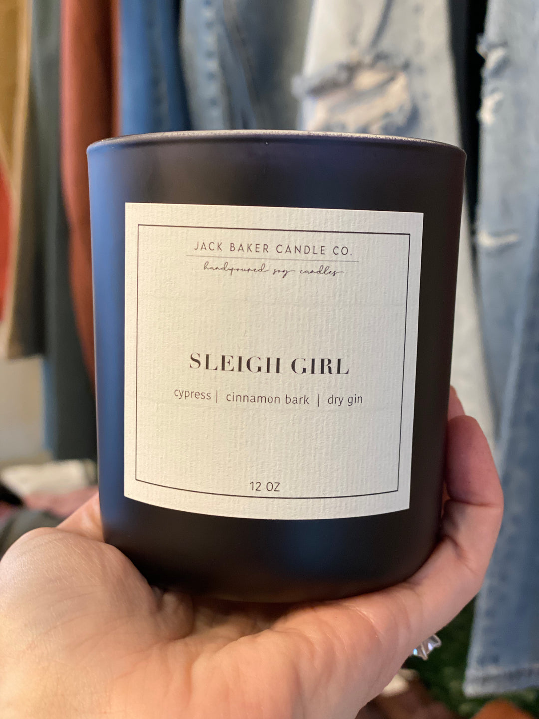 Sleigh Girl Candle