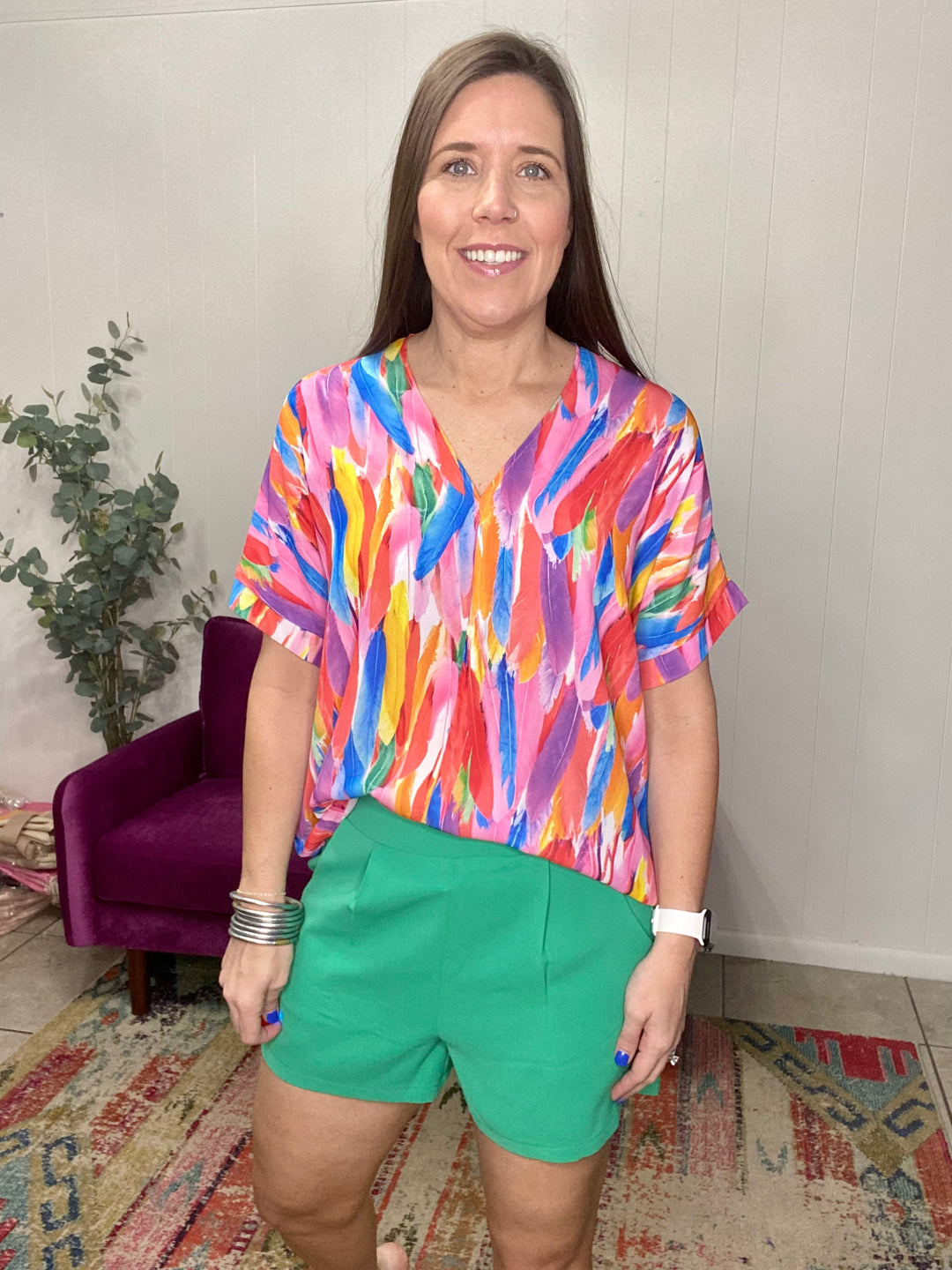 Drew Shorts in Emerald