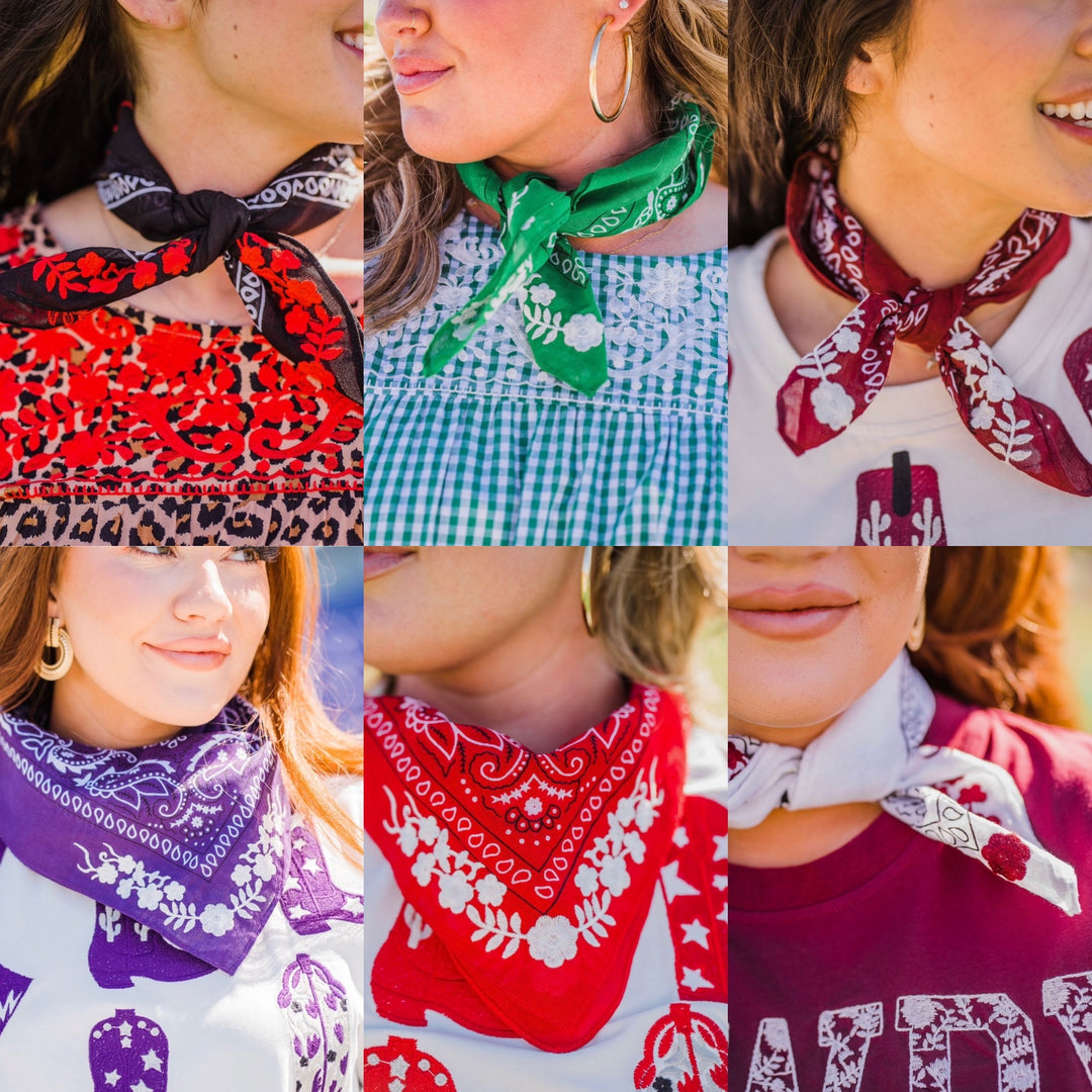 Game Day Frilly Wild Rags