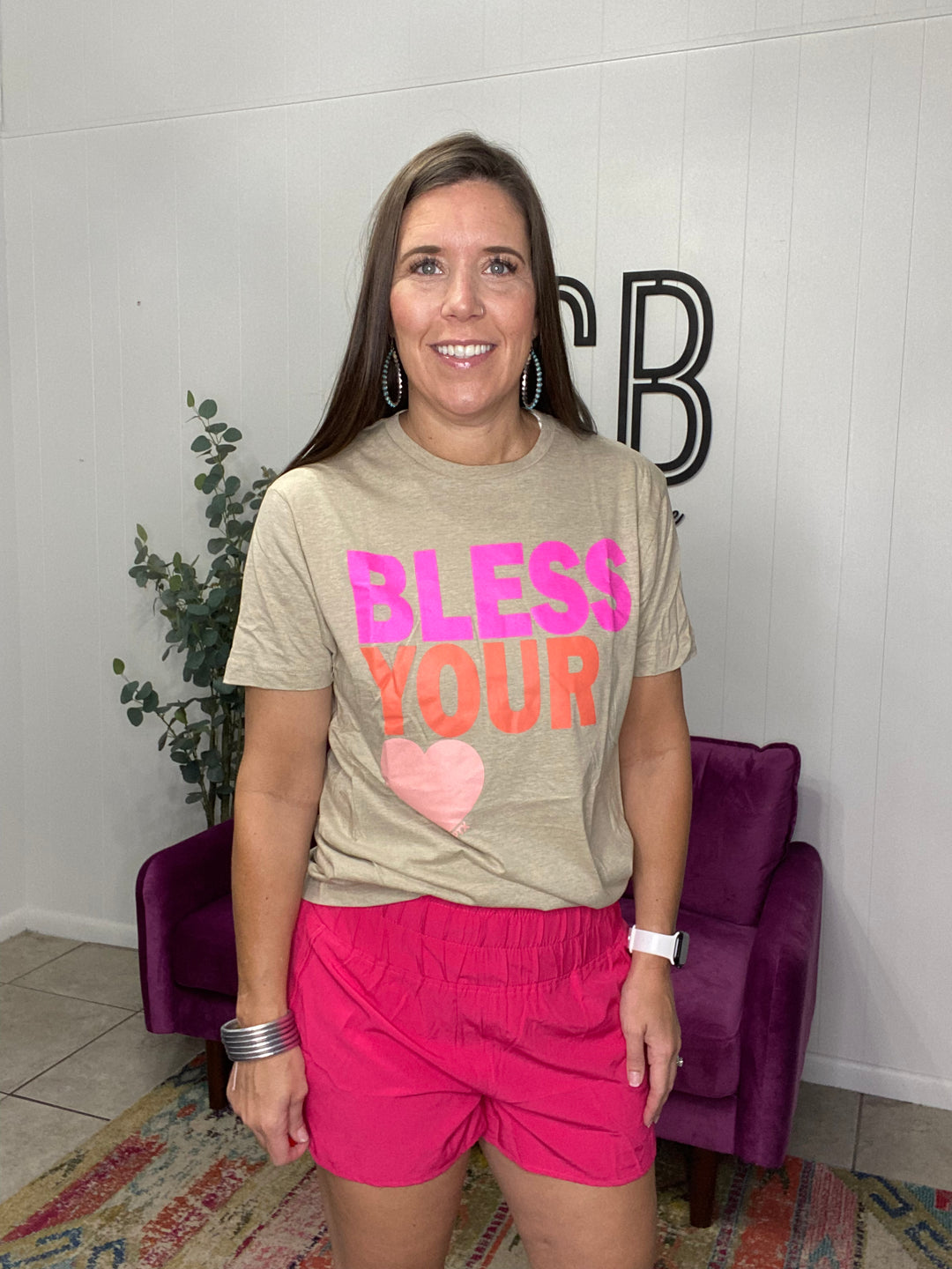 Breck Shorts in Fuchsia