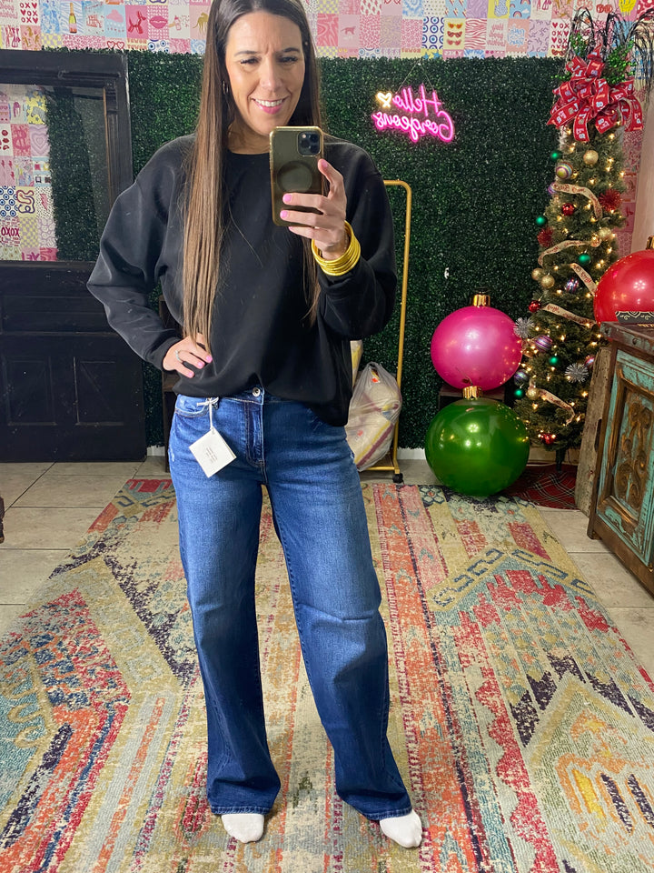 Liza Relaxed Wide Leg Jean