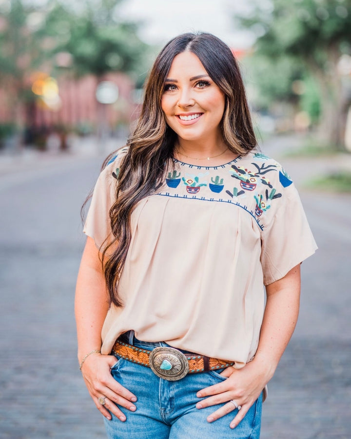 Carly Cactus Top