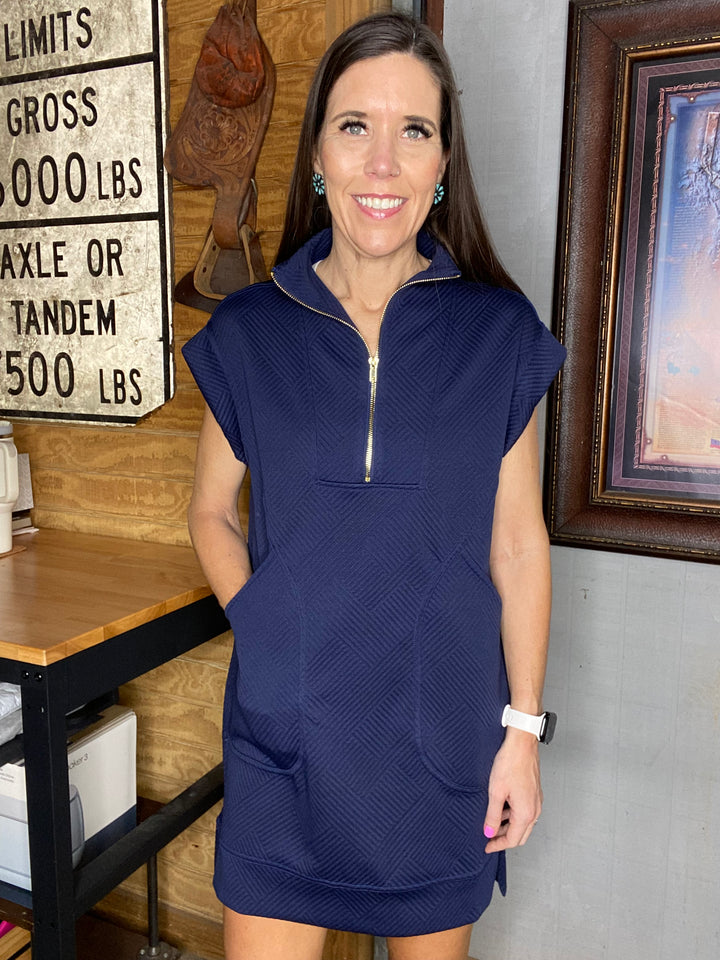 Jaycee Dress in Navy