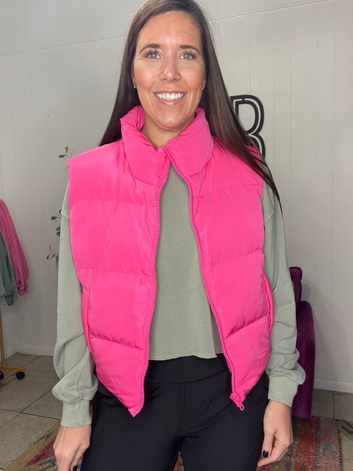 Parker Vest in Pink