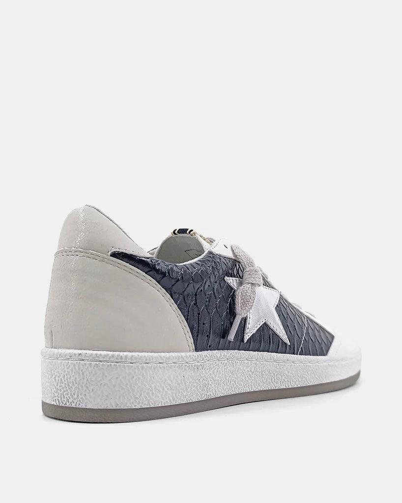 Paz Black Snake Sneaker