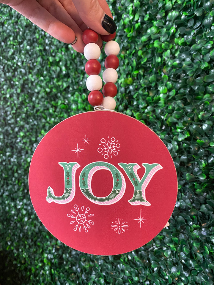 Wooden Circle Ornament