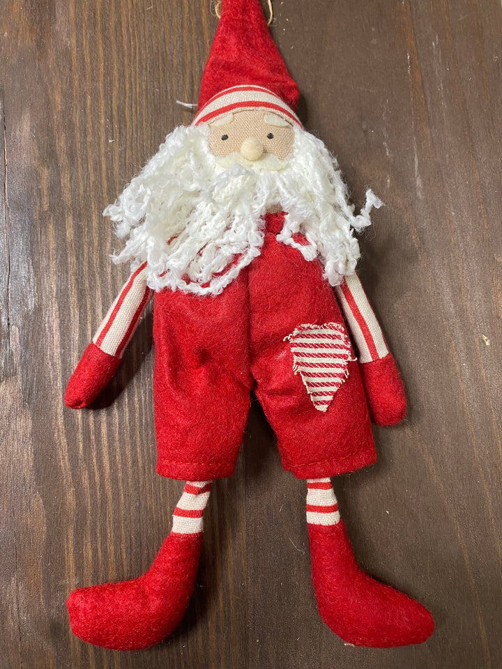 Woven Santa Ornament