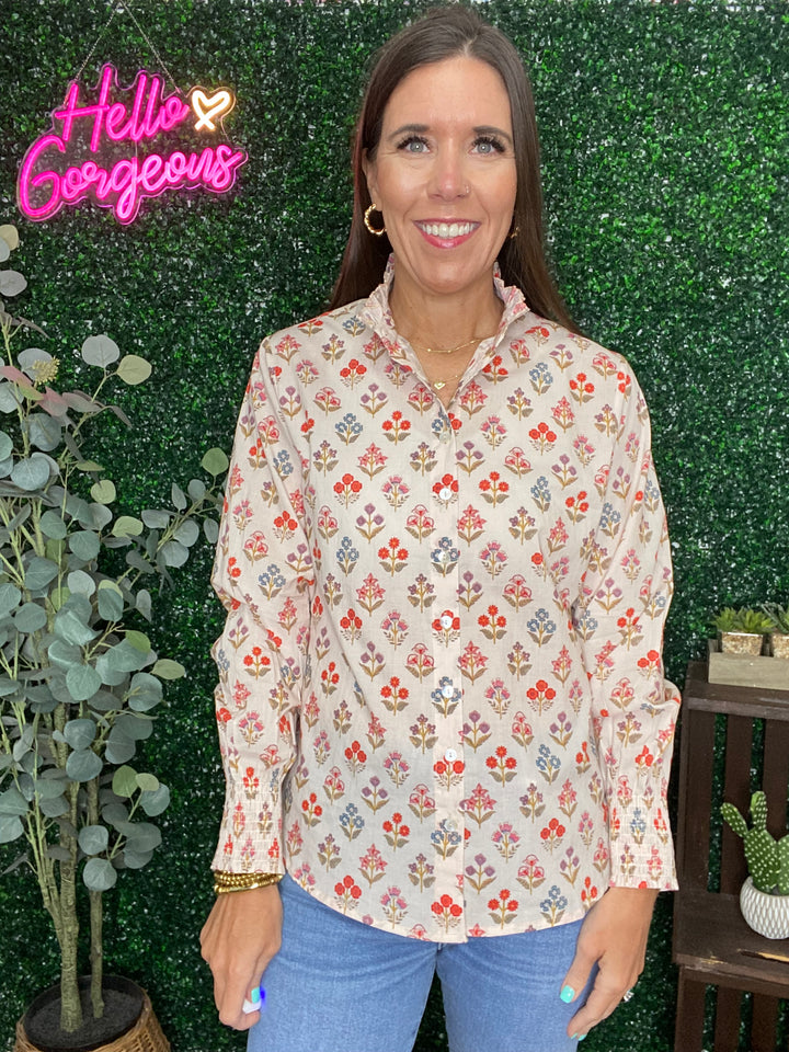 Renee Top in Floral
