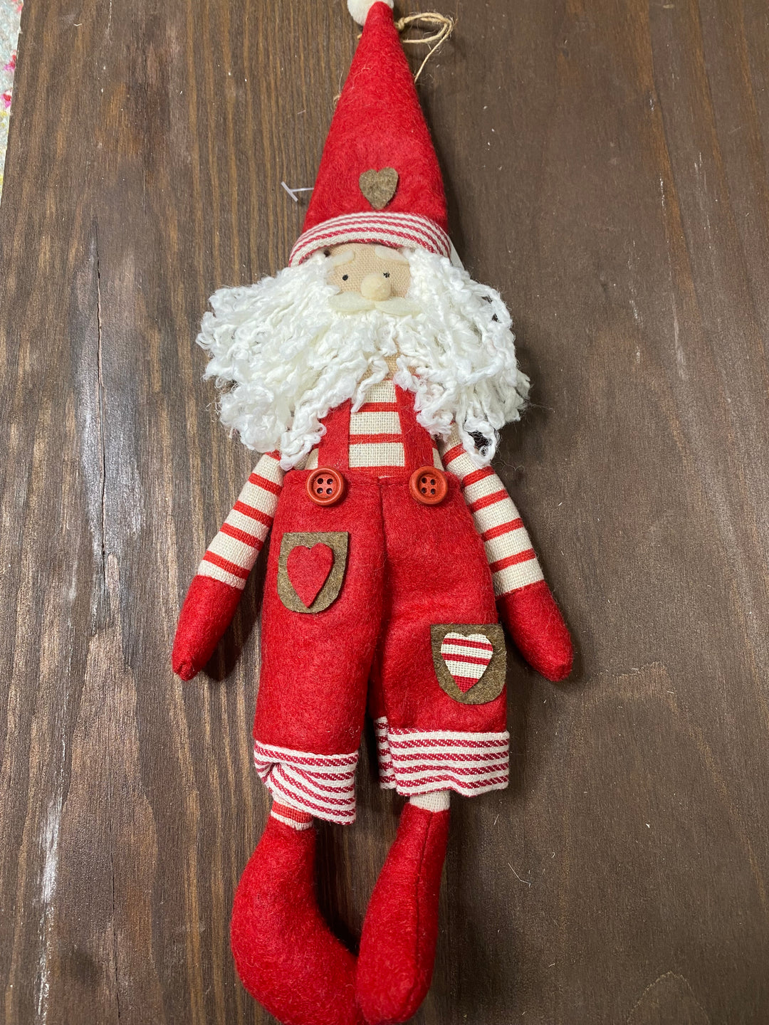 Woven Santa Ornament