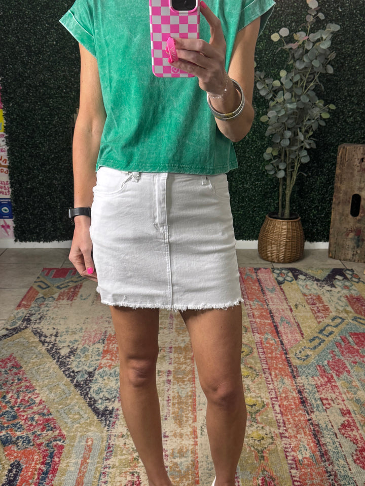 Tori Skirt in White