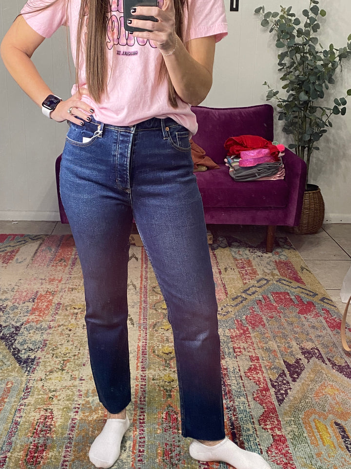 Jodi {Armenia} Cropped Straight Jeans