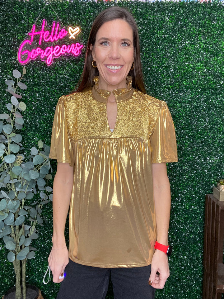 Glitter & Gold Top