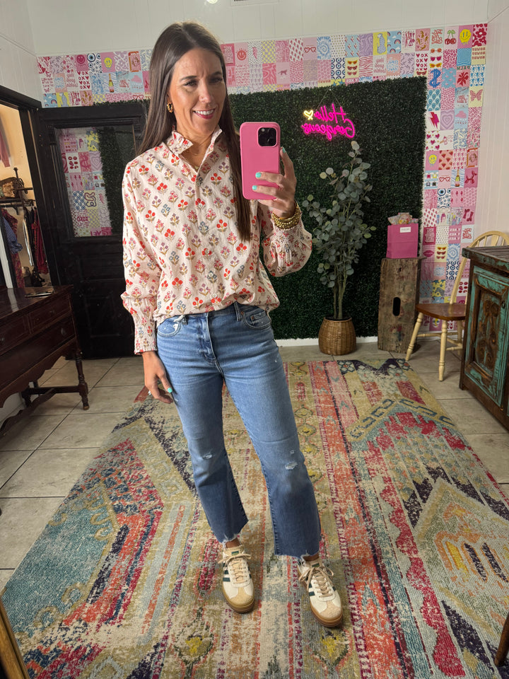 Renee Top in Floral
