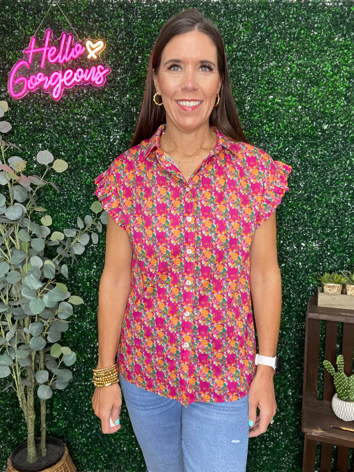 Stevie Top in Pink