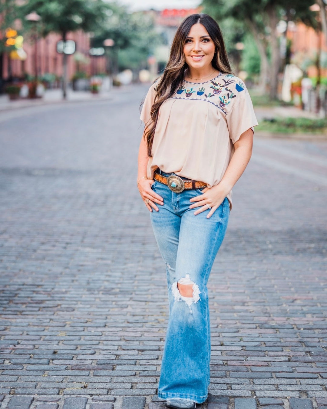 Carly Cactus Top