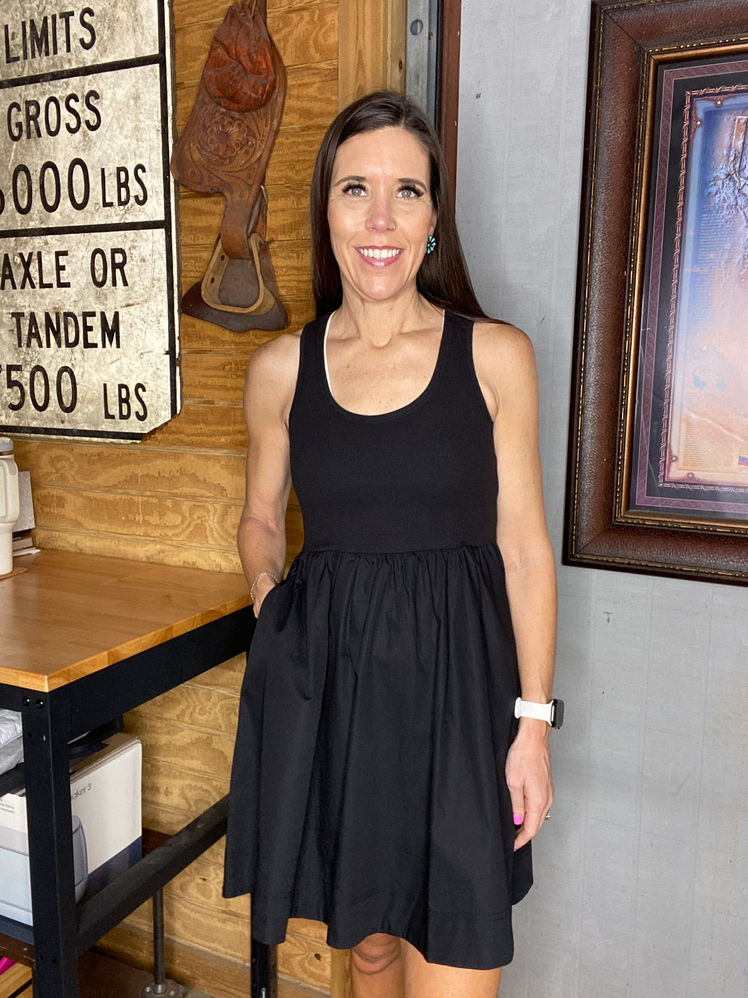 Ashley Dress in Black