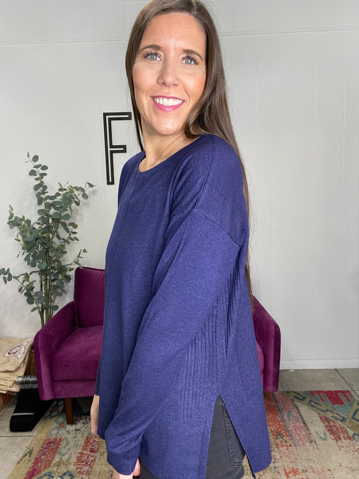 Shelby Sweater in Navy