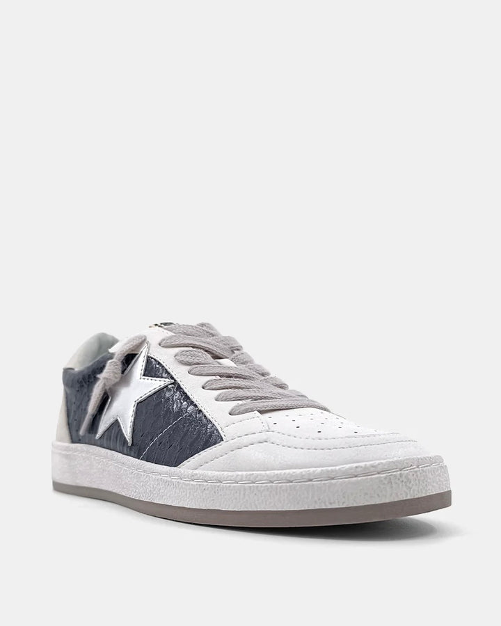 Paz Black Snake Sneaker