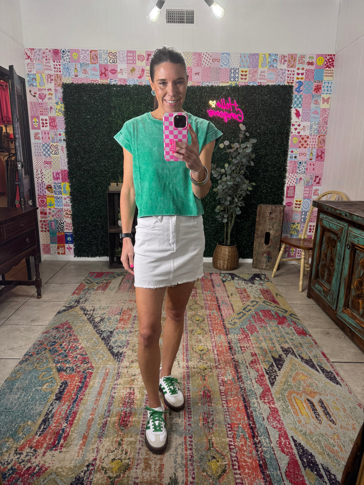 Tori Skirt in White