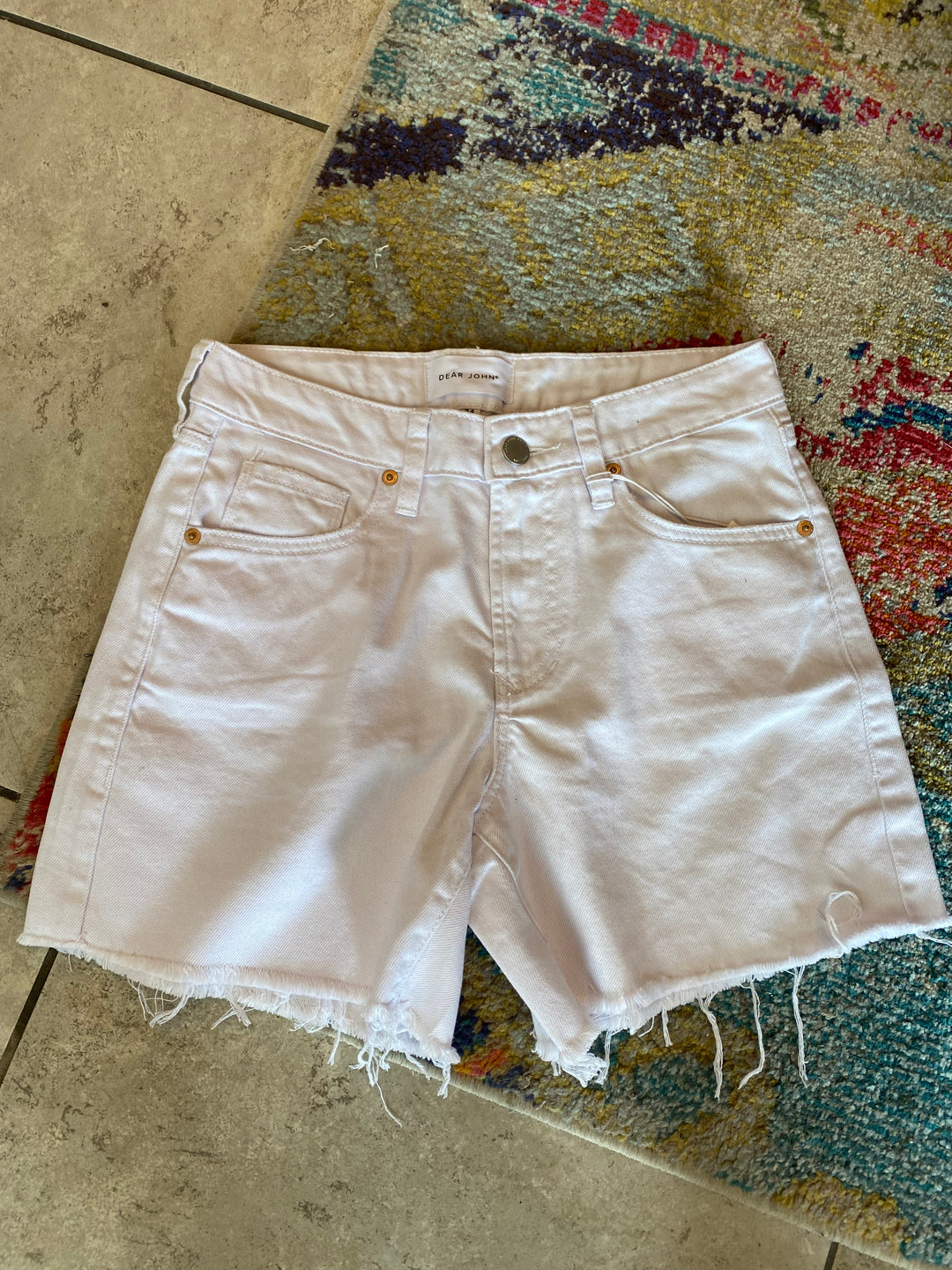 Remi {Optic White} Shorts