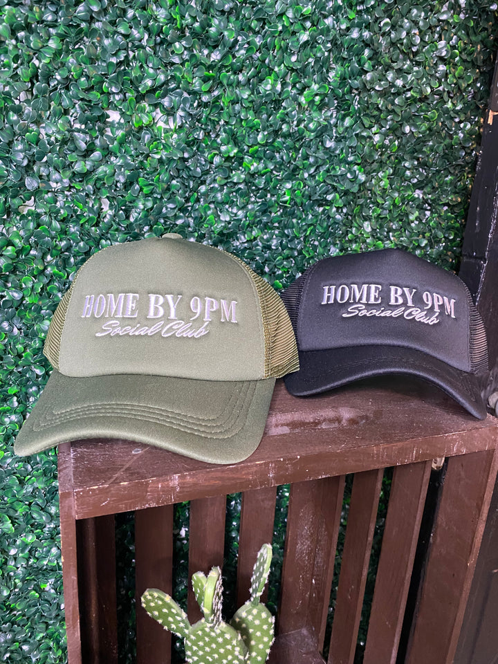 Home By 9 Trucker Hat