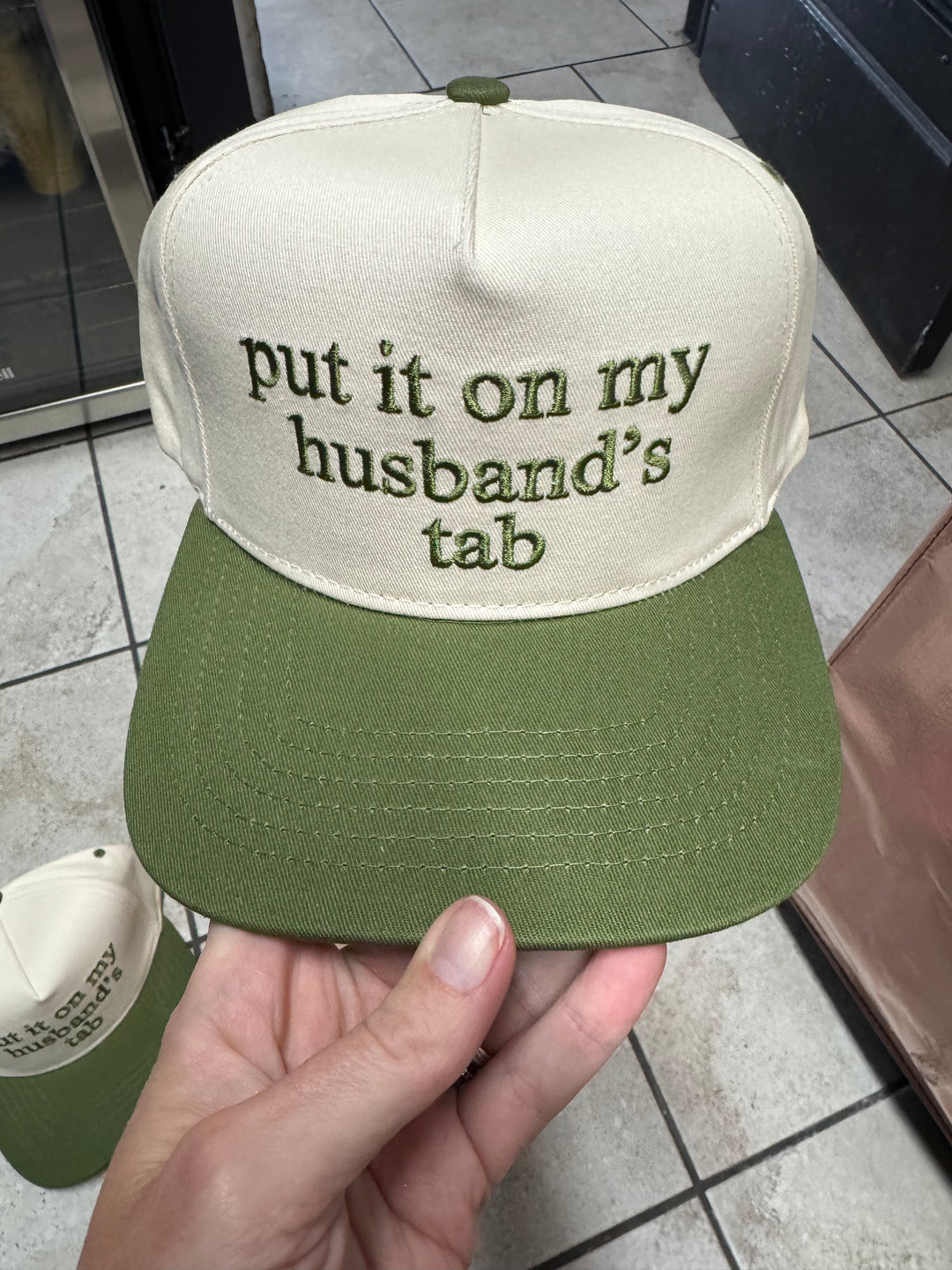 My Husband's Tab Hat