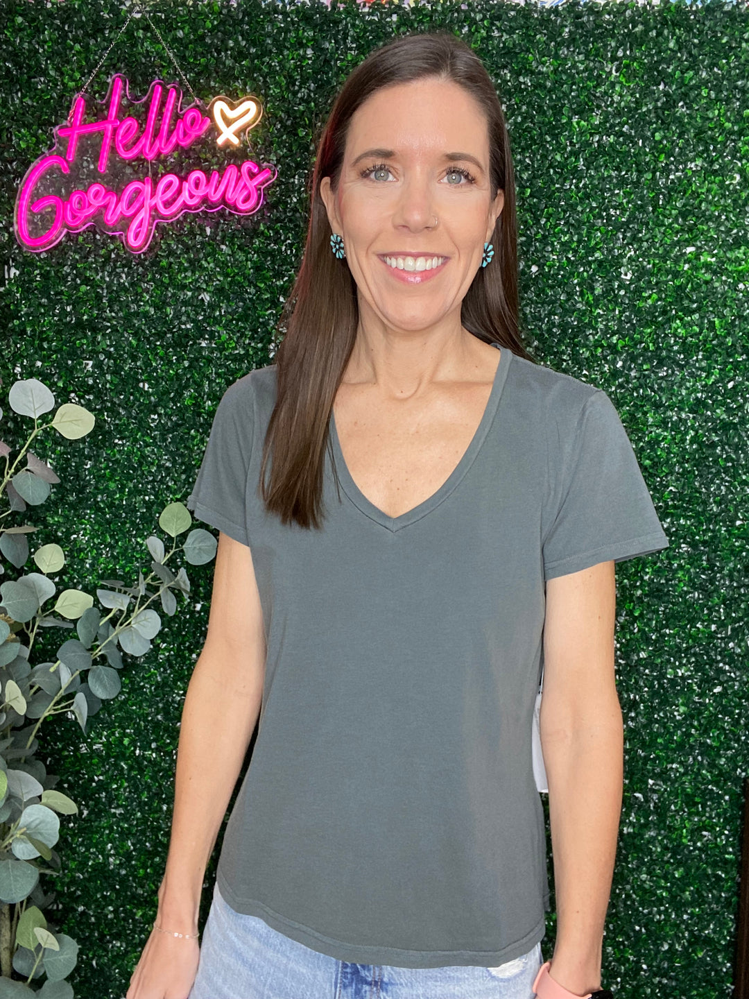 Madelyn Top in Dark Moss