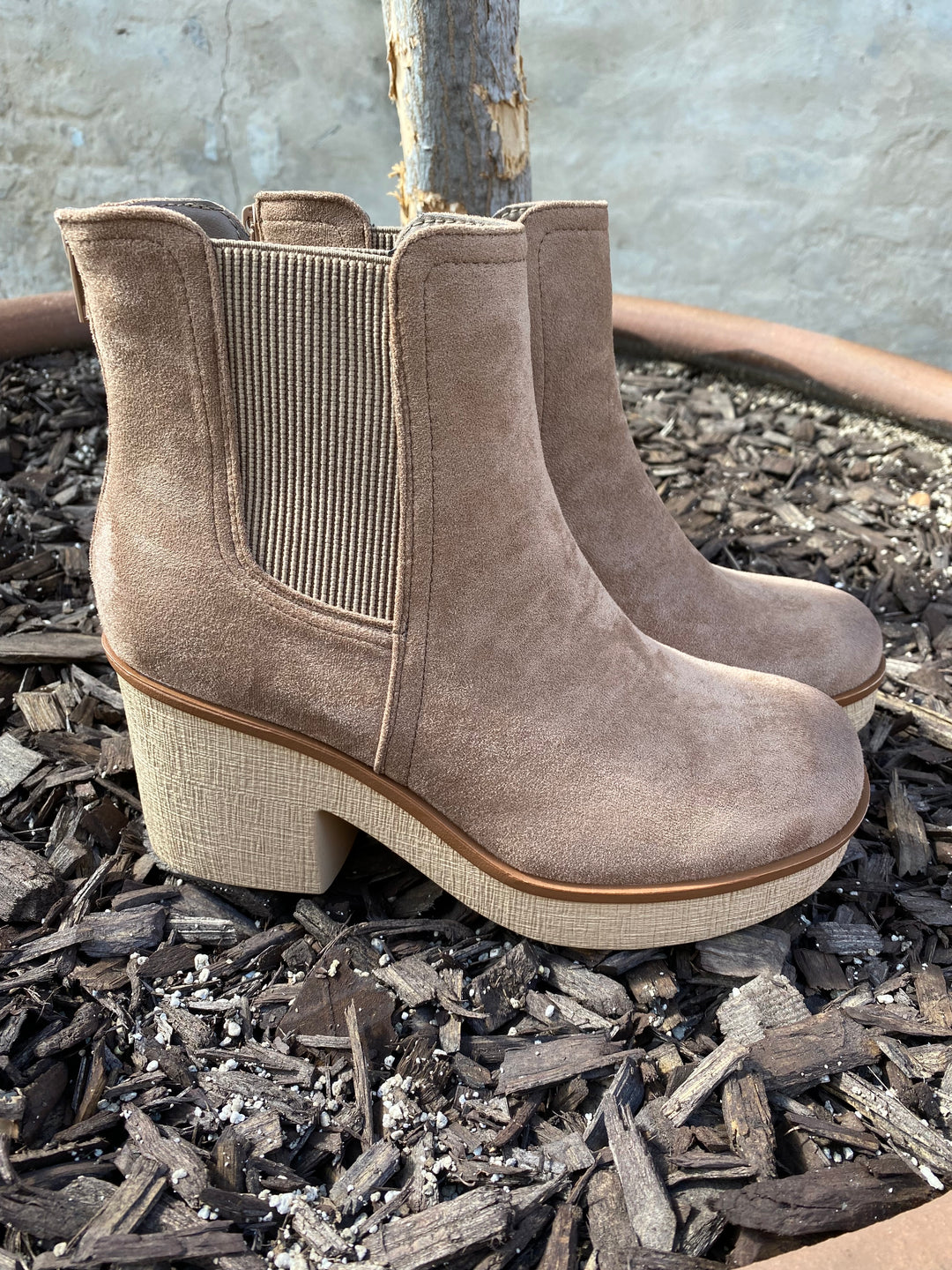 Lacey Boots in Taupe