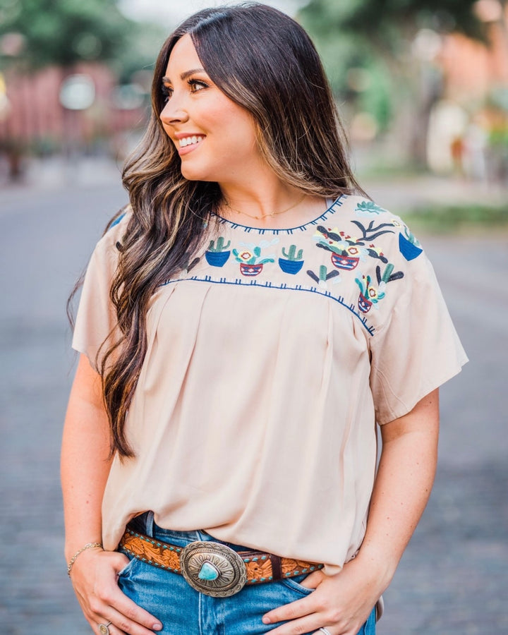 Carly Cactus Top