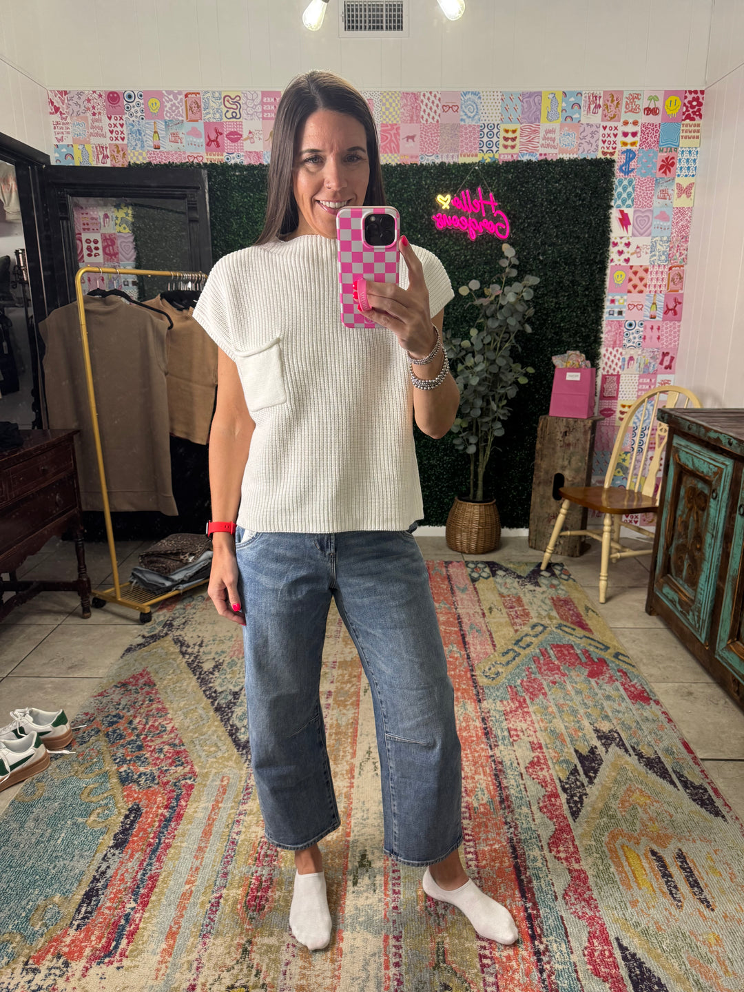 Hadley Top in Ivory