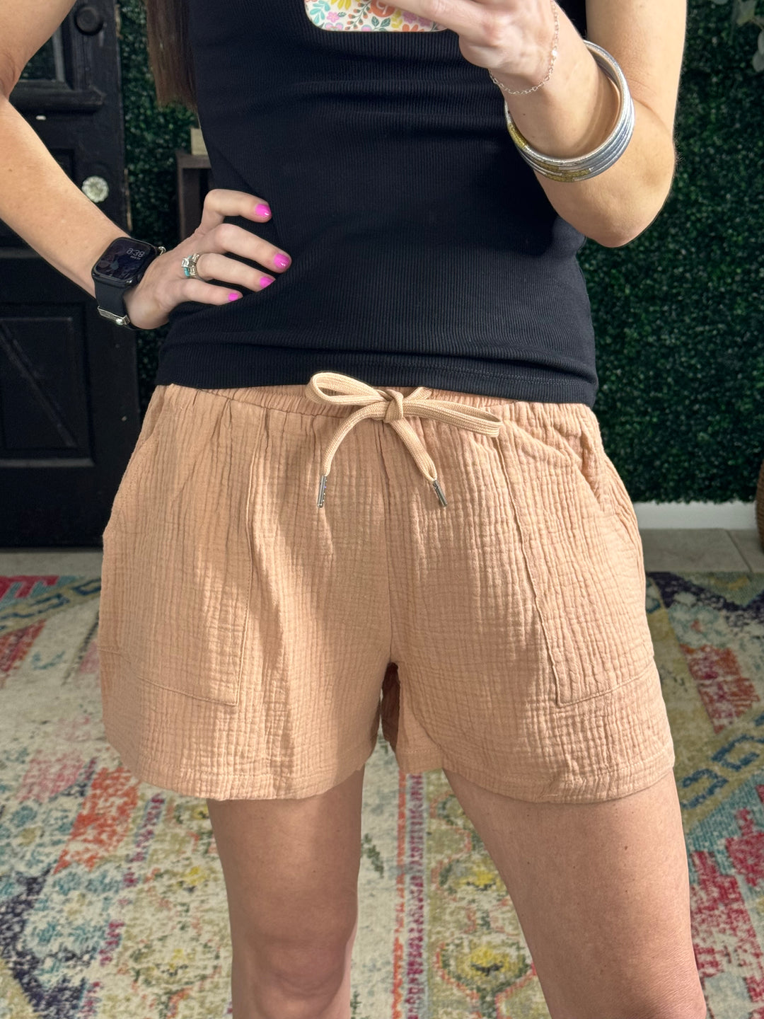 Avalon Shorts in Taupe