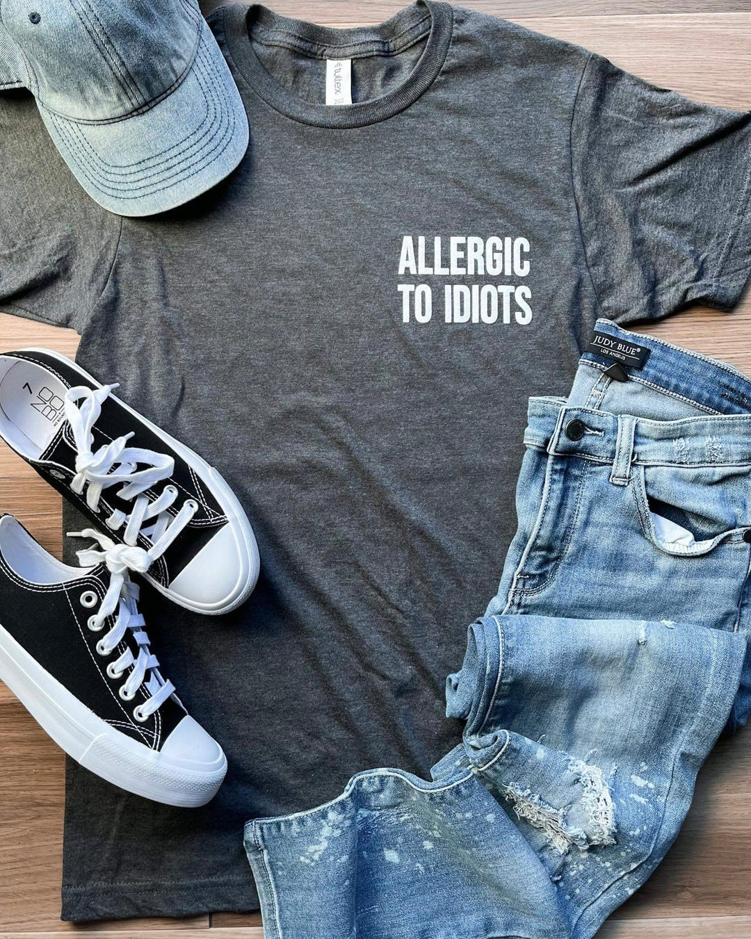 Allergic To Idiots Tee