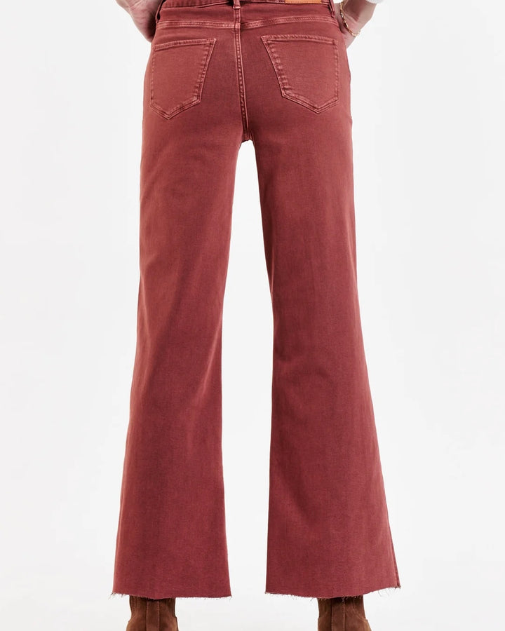Fiona {Cinnamon} Wide Leg Jean