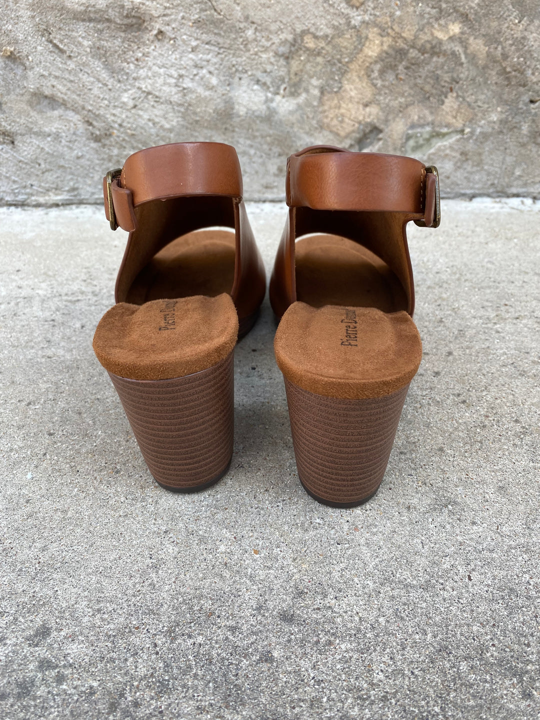 Jenny Open Toe in Cognac