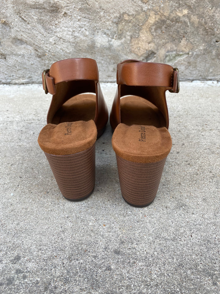 Jenny Open Toe in Cognac