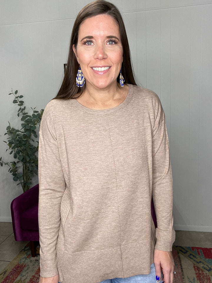Shelby Sweater in Light Mocha