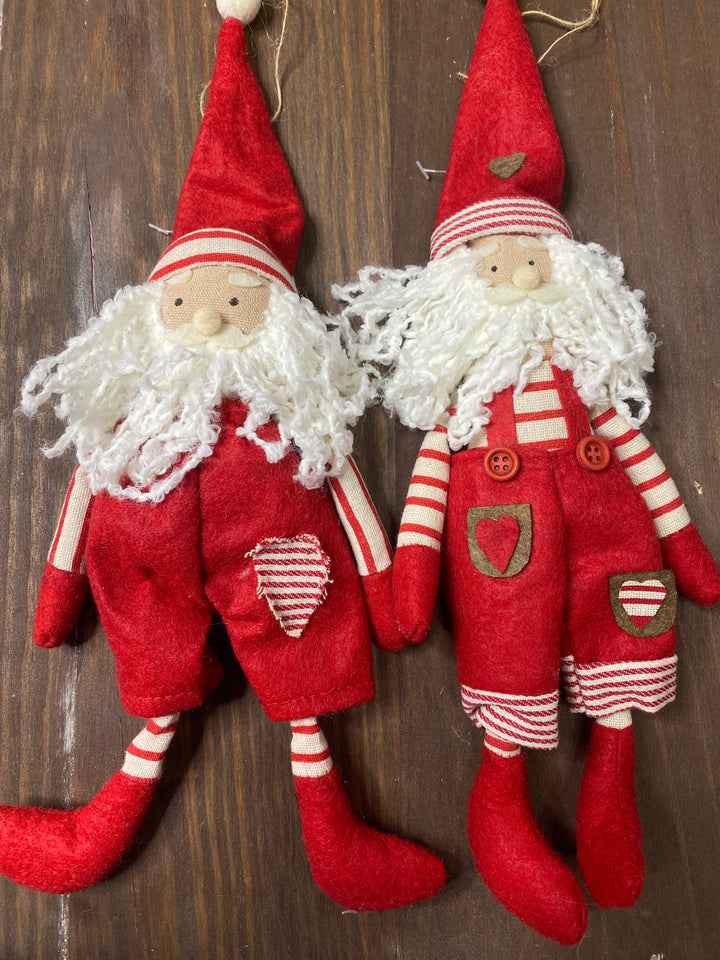 Woven Santa Ornament