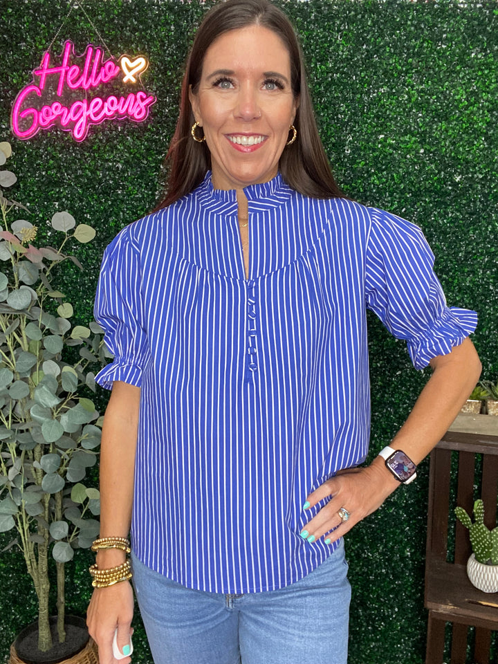 Lauren Stripe Top