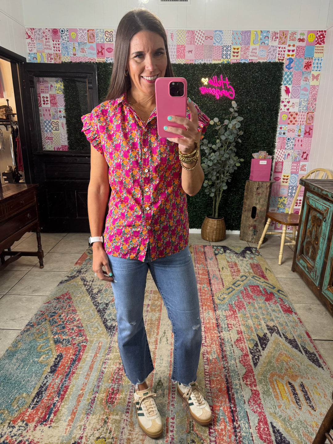 Stevie Top in Pink