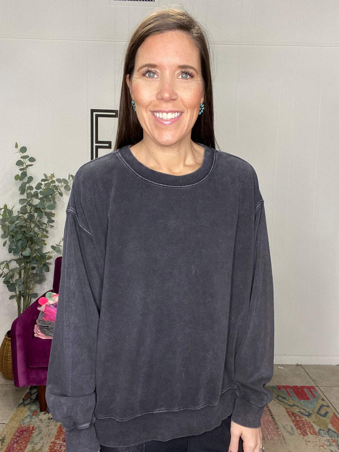 Morgan Sweatshirt in Black