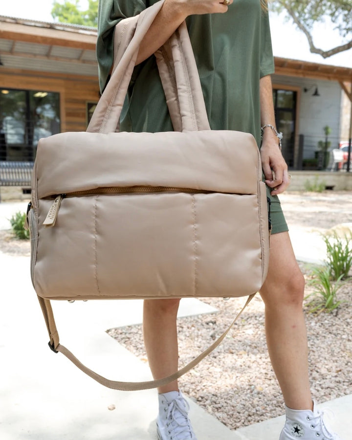 Puffer Duffle - Moxie - Latte