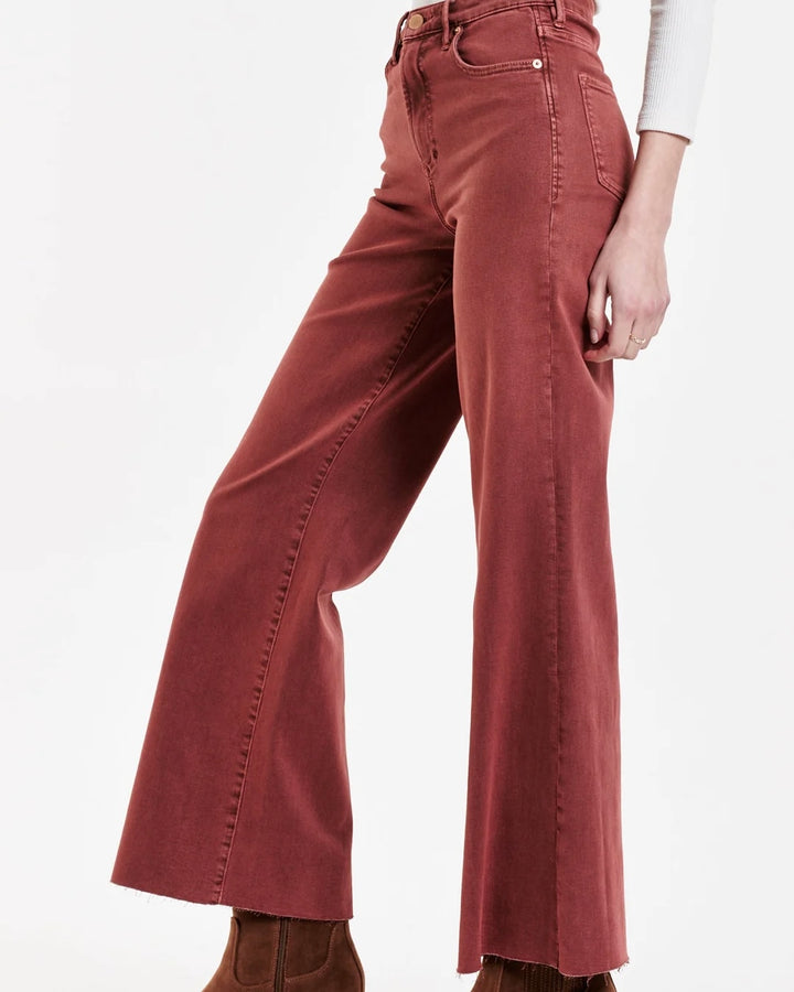 Fiona {Cinnamon} Wide Leg Jean