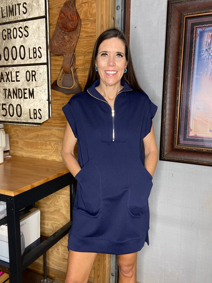 Jaycee Dress in Navy