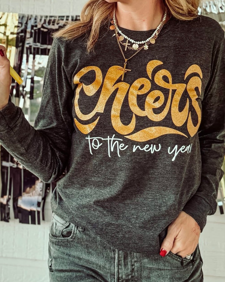 Cheers New Year Long Sleeve