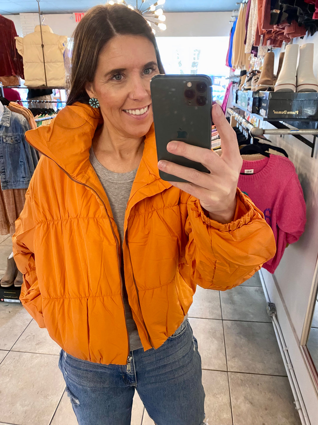 Lyla Jacket in Orange