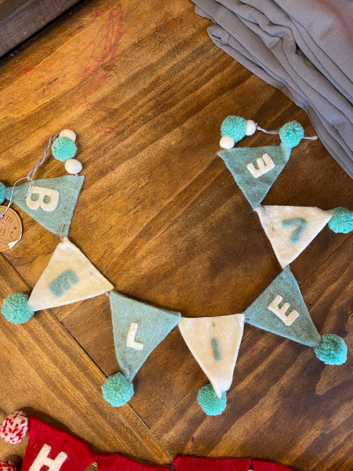 Holiday Wool Garland