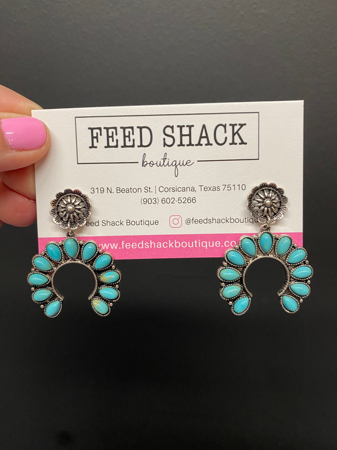 Turquoise Squash Earrings
