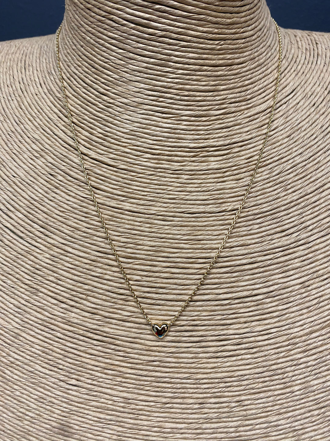 Tiny Heart Necklace in Gold